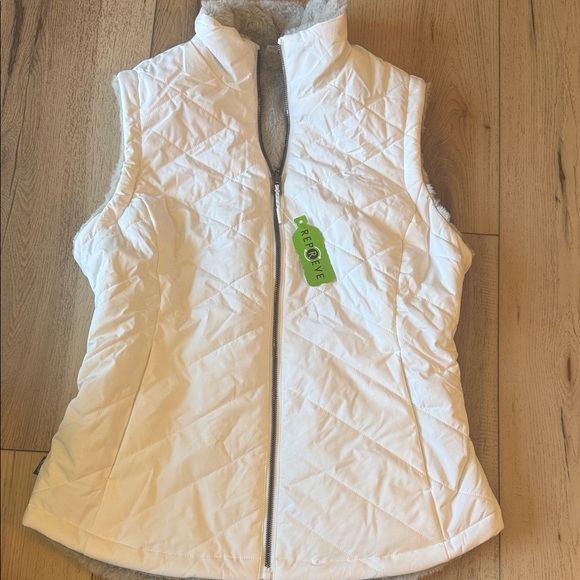 Maurices Jackets & Blazers - White Quilted Women's Vest